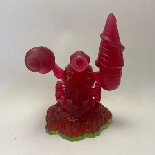 Skylanders Spyro's Adventure Red Clear Drill Sergeant Chase Variant Figure